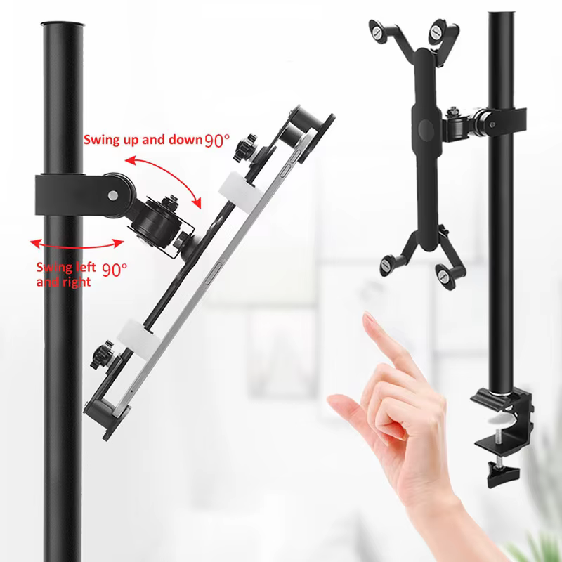Soporte pared tableta aluminio 360° universal iPhone iPad Xiaomi Mipad - imagen 2