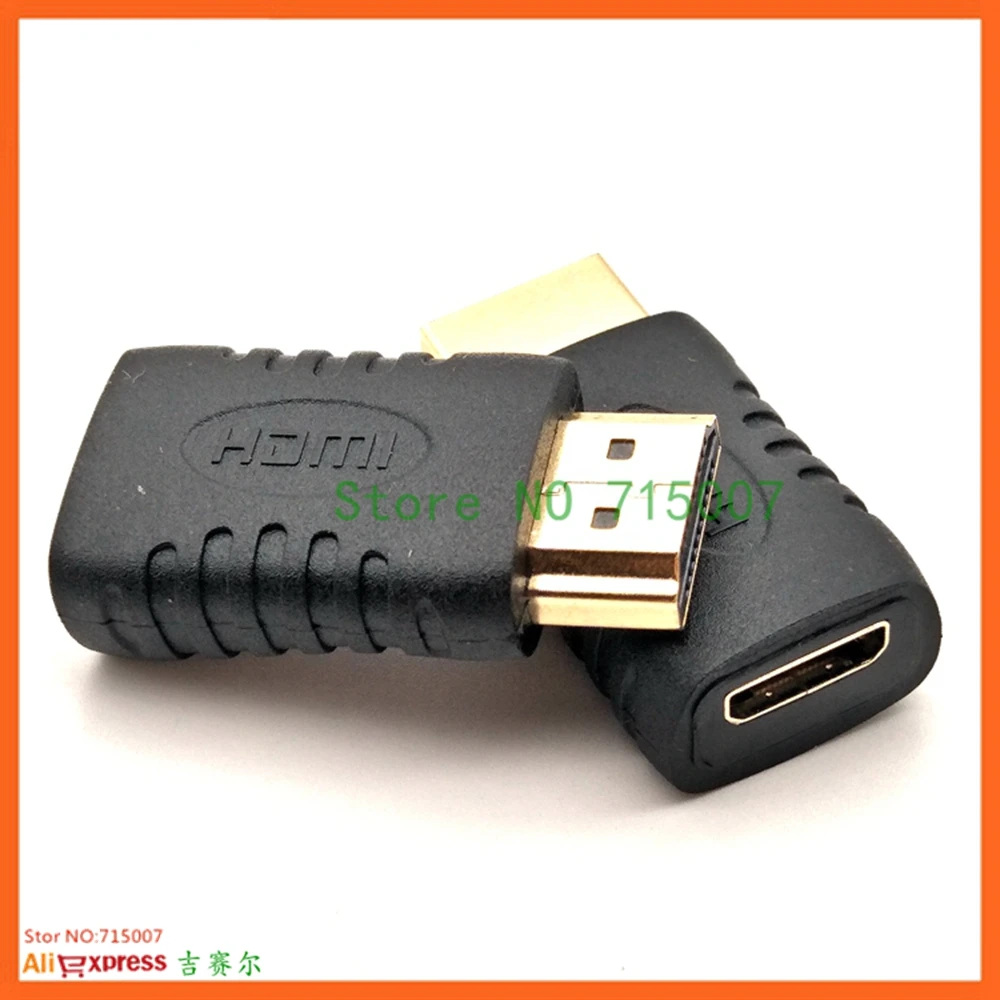 Adaptador de HDTV chapado en oro de alta calidad, convertidor macho a Mini HD hembra, adaptador Full HD para HDTV - imagen 3