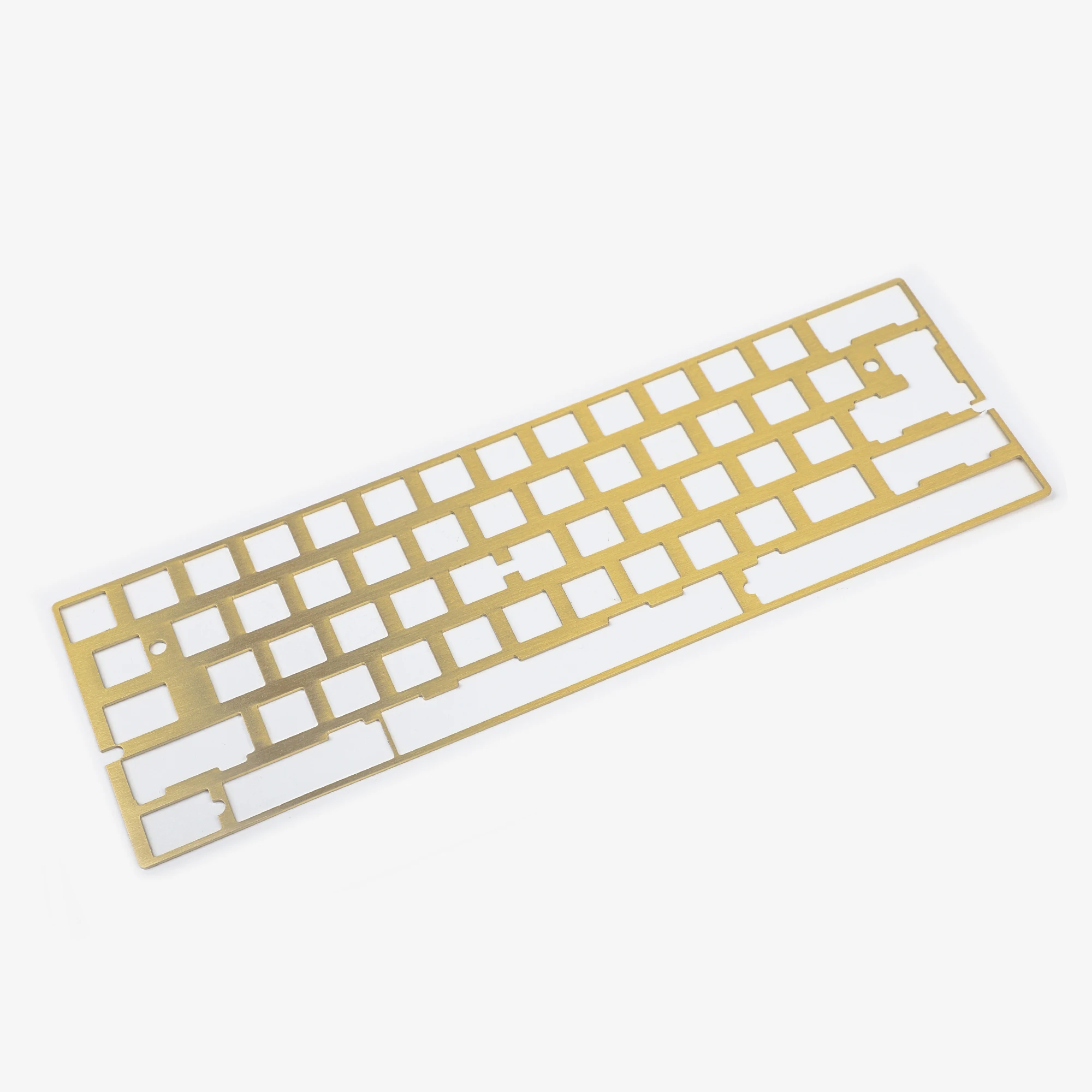 Placa de posicionamiento de acero y latón Universal Minila 60% 61 64 para teclado mecánico DZ60 GH60 XD64 Bface YD64MQ DIY