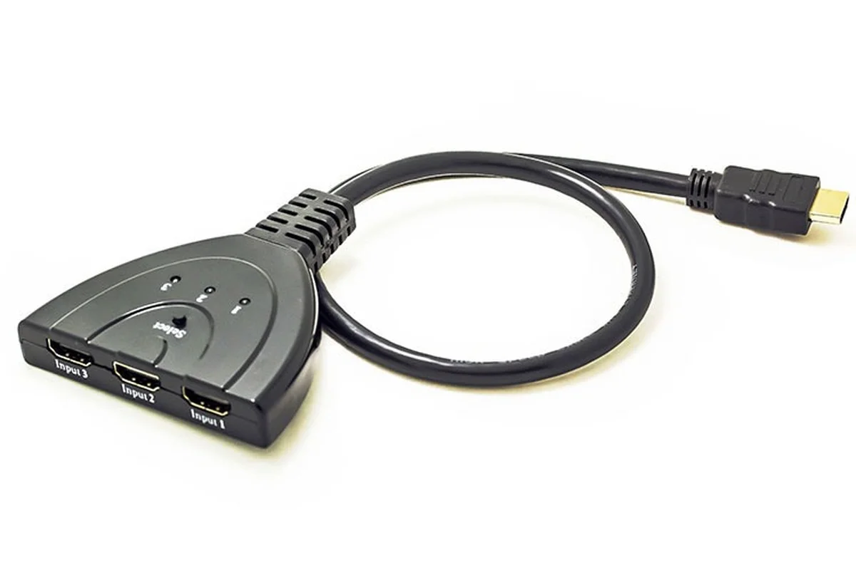 Divisor HDMI 1 a 3 - Vista principal splitter completo