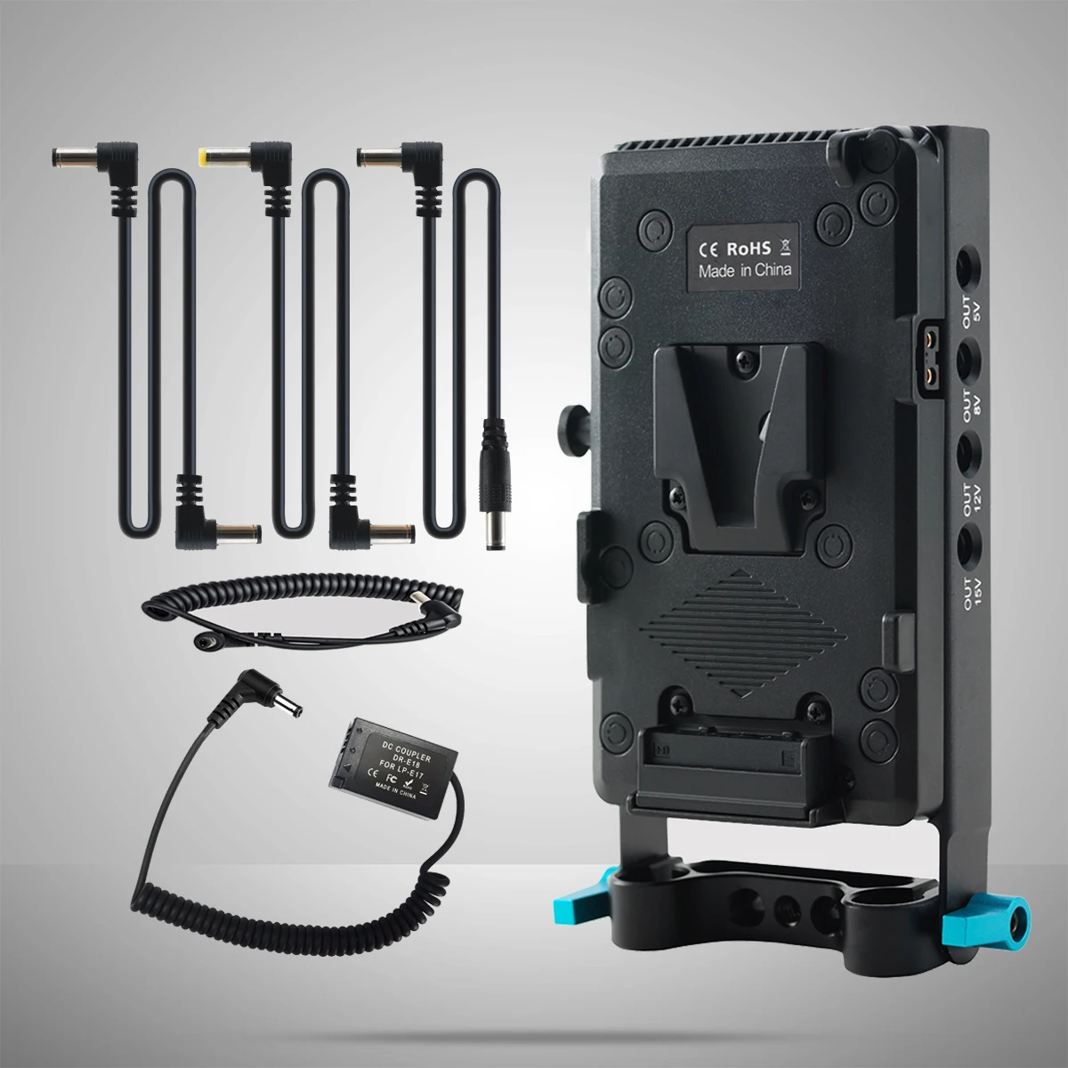 Placa adaptadora de placa de batería de sistema de fuente de alimentación FOTGA para Canon RP 77D 200D 250D 750D 760D Rebel T6i - imagen 5