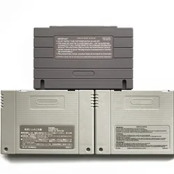 Carcasa de cartucho de caja de repuesto SNES con 2 tornillos de ciruela de Metal y 1 pegatina trasera para snes sfc