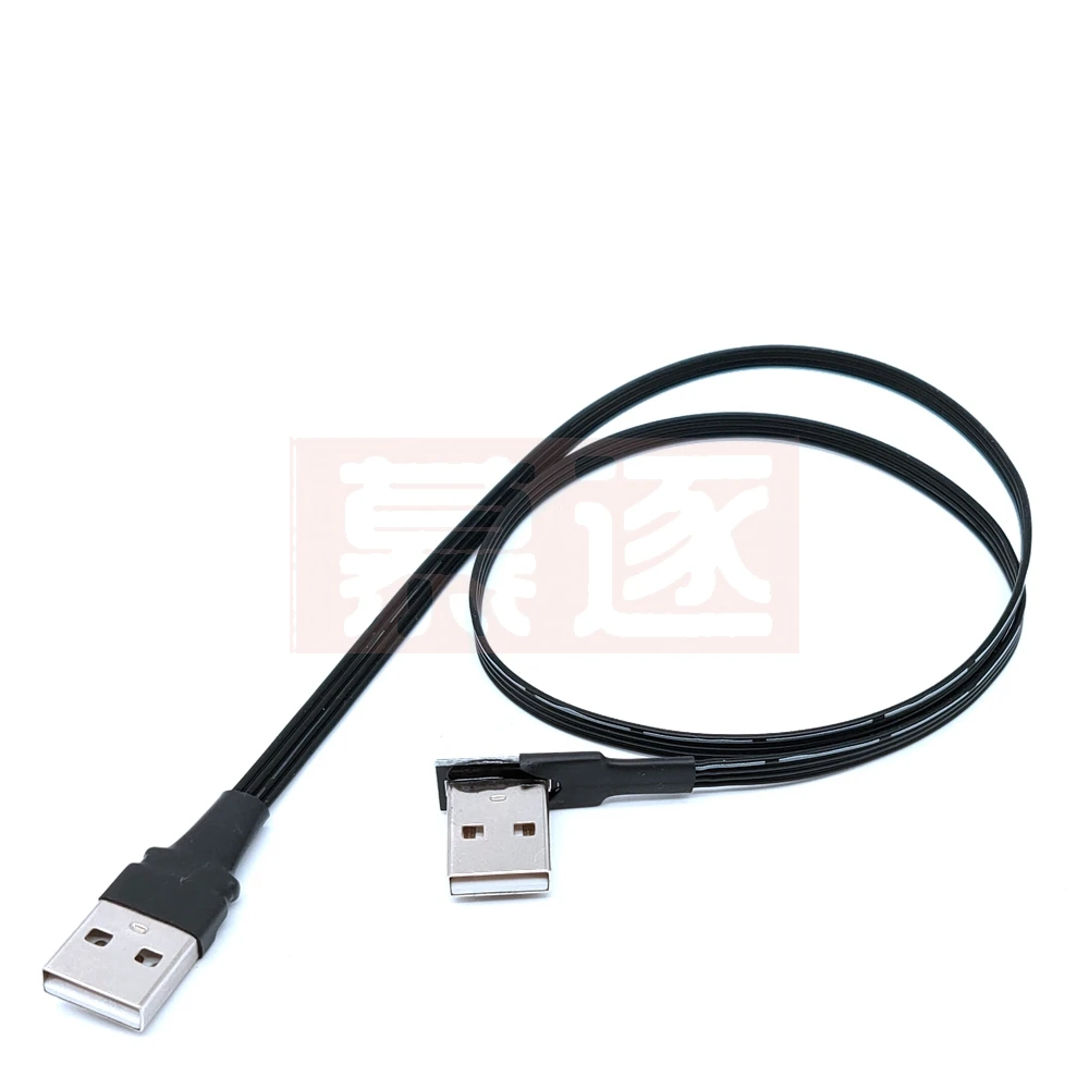 Cable de extensión USB 2,0 de 5cm con ángulo derecho/izquierdo/arriba/abajo, Cable adaptador macho a macho/hembra, Cables USB - imagen 3