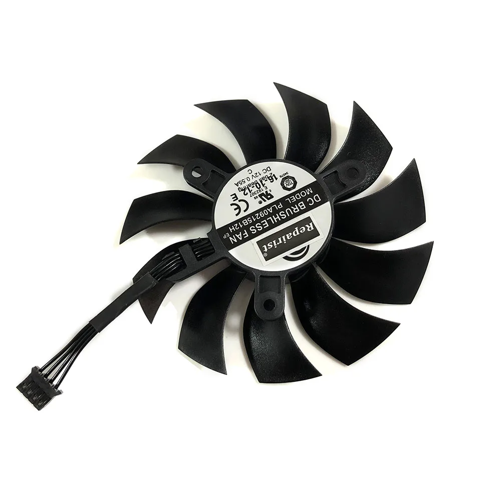 90 mm (85 MM), PLA09215B12H, ventilador para tarjeta gráfica VGA de 4 pines, refrigeración de tarjetas de vídeo, para EVGA GTX1060 GTX 1060 SC ACX - imagen 3