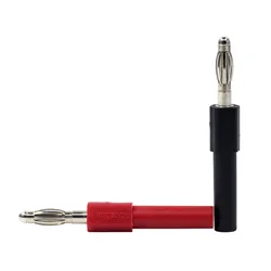 Conectores Banana 4mm Enchapados para Altavoz – 2 uds (Rojo/Negro)