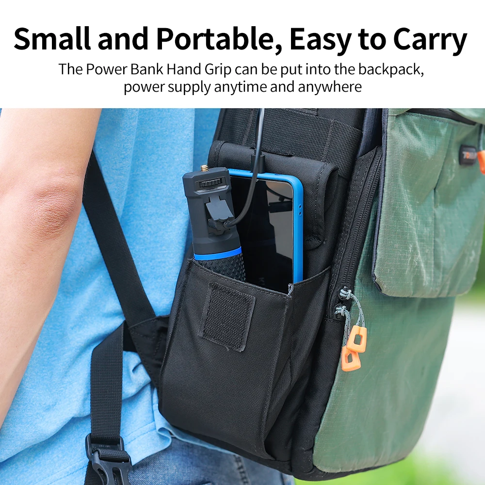 Código de alimentación para gopro13,12,11 DJI Action5,4 Manija de carga móvil Varilla de disparo automático Manija del banco de energía de la cámara micro móvil - imagen 4