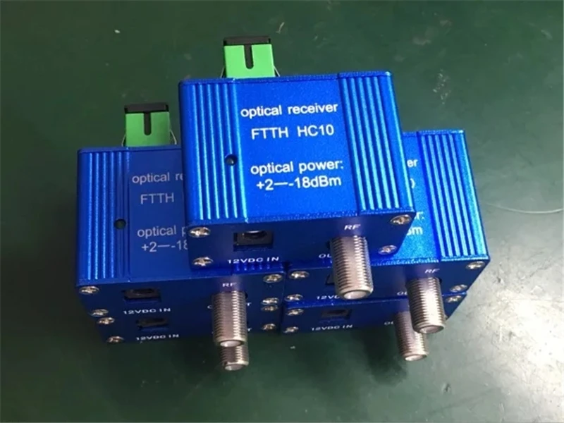 Receptor óptico CATV 2 uds 1550nm con filtro, ftth, SC/APC, receptor óptico FTTH SM monomodo envío gratis ELINK - imagen 3