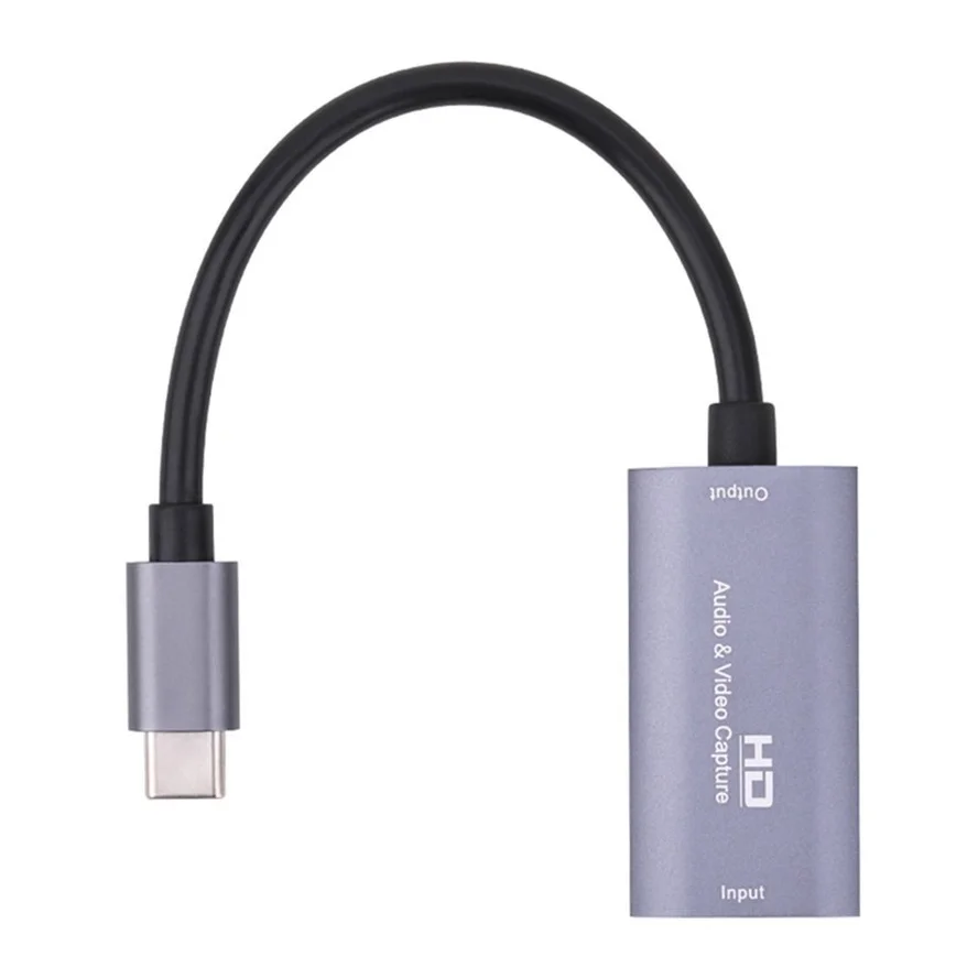 WvvMvv 1080P HDMI a usb-c tarjeta de captura de vídeo HD tipo C a HD-MI, captura de vídeo, retransmisión en directo de grabación de juegos de mesa - imagen 5