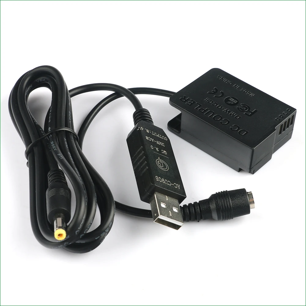 DMW-BLC12 de batería ficticia para DMW-AC8, acoplador de CC para Panasonic DMW-DCC8, G6, G7, G8, GX8, G80, G81, G85, GH2, FZ200, FZ300, FZ330, FZ2000 - imagen 2