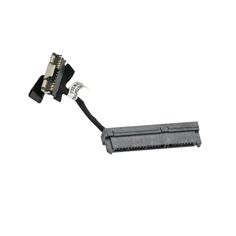 Un cable negro con un conector en el extremo