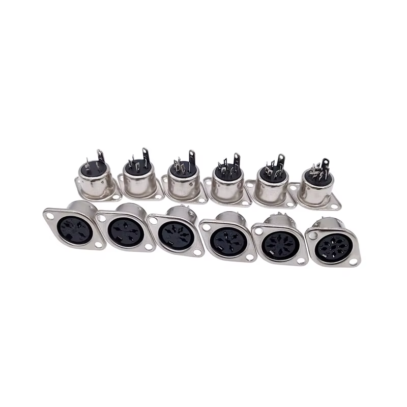 Conector Mini DIN 3-8 Pines Hembra Cable MIDI - imagen 4