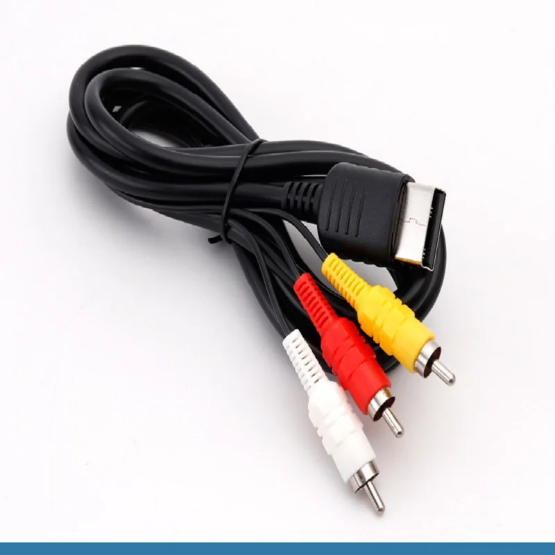 CABLE de AUDIO estéreo para SEGA DREAMCAST, negro, 3 RCA, AV - imagen 3