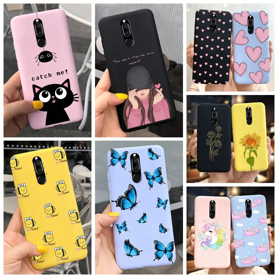 Funda de silicona suave para Huawei Nova 2i, cubierta colorida Mate para Huawei Mate 10 Lite, RNE-L21, RNE-L22, Nova2i Capa