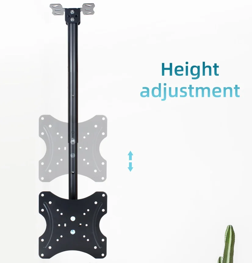 Soporte de pared giratorio para Tv, colgador colgante de 14-40 pulgadas, inclinación giratoria de 360 grados, movimiento completo, VESA 200, T520 - imagen 3