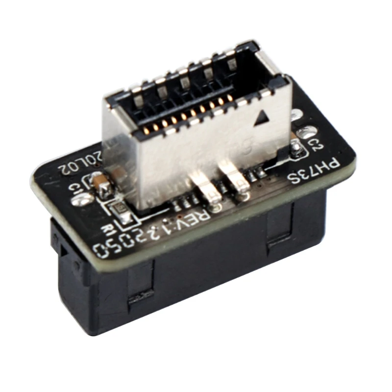 Placa base USB 3,0, adaptador de TYPE-E, USB 3,1, a-key, Panel frontal de 20 pines, cabezal hembra - imagen 3