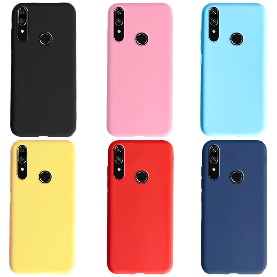 Para funda Huawei P Smart Z funda lisa de silicona suave TPU funda de teléfono para Huawei P Smart Z PsmartZ Psmart Z STK-LX1 STK LX1 6,59" - imagen 2