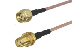 Conector SMA RG316 Macho y Hembra – Coaxial RF