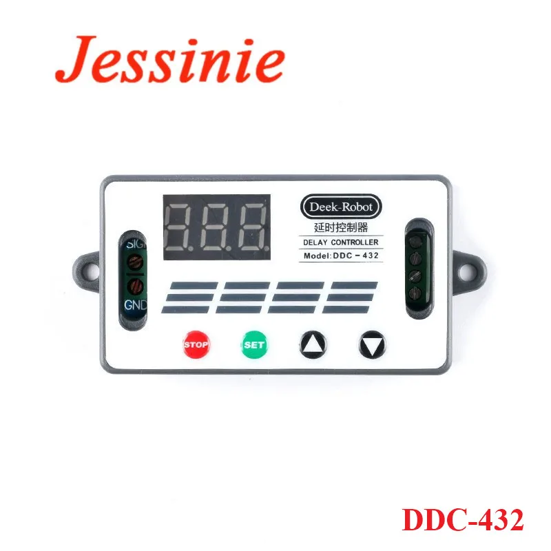 DDC-431 DDC-432 Módulo de relé de tiempo de pantalla Digital DC 5V-30V relé de retardo de tiempo interruptor de Control de temporizador módulo de placa de Control de voltaje - imagen 2