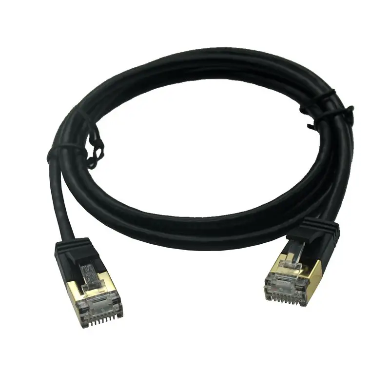 Cable Ethernet Cat7 RJ45 Cable Lan red SSTP Cable de conexión de Internet Cable corto 0,25 m 1m 3m para enrutador de PC Cable portátil Ethernet - imagen 3