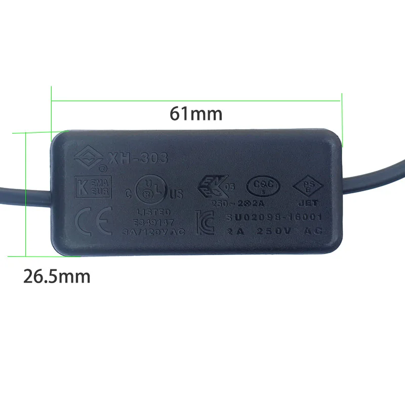 Cable USB macho a hembra con interruptor de control de potencia, accesorio para lámpara USB, ventilador, tira de luces LED, corriente 3A - imagen 3