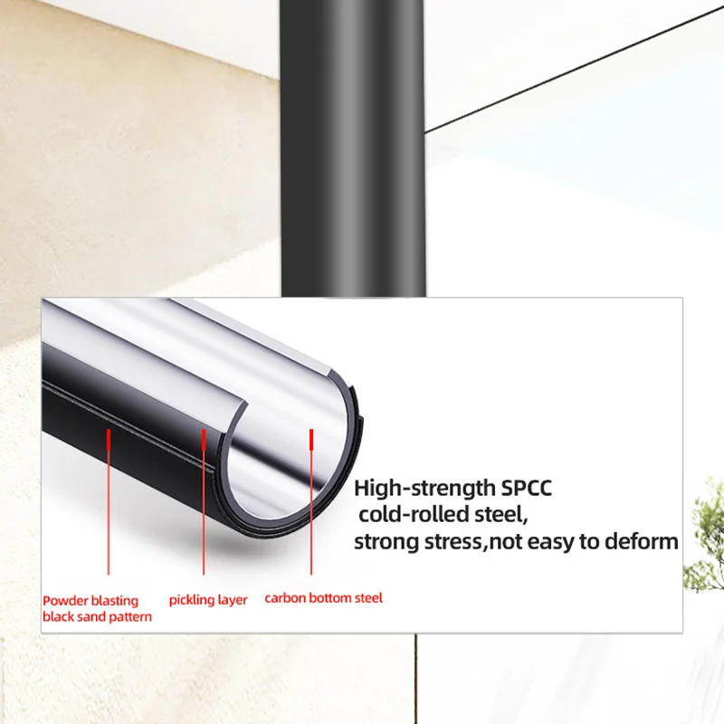 HILLPORT-Soporte de techo para TV de 39 "-90", altura ajustable, LED, Plasma, rotación de 360 grados, Soporte para Monitor, brazo T765 - imagen 5