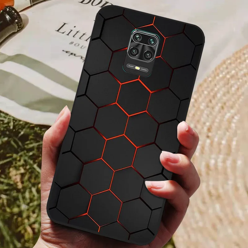Para Xiaomi Redmi Note 9S funda lindo gato suave TPU funda de silicona para Xiaomi Redmi Note 9 Pro funda de teléfono parachoques negro Redmi Note9 - imagen 5