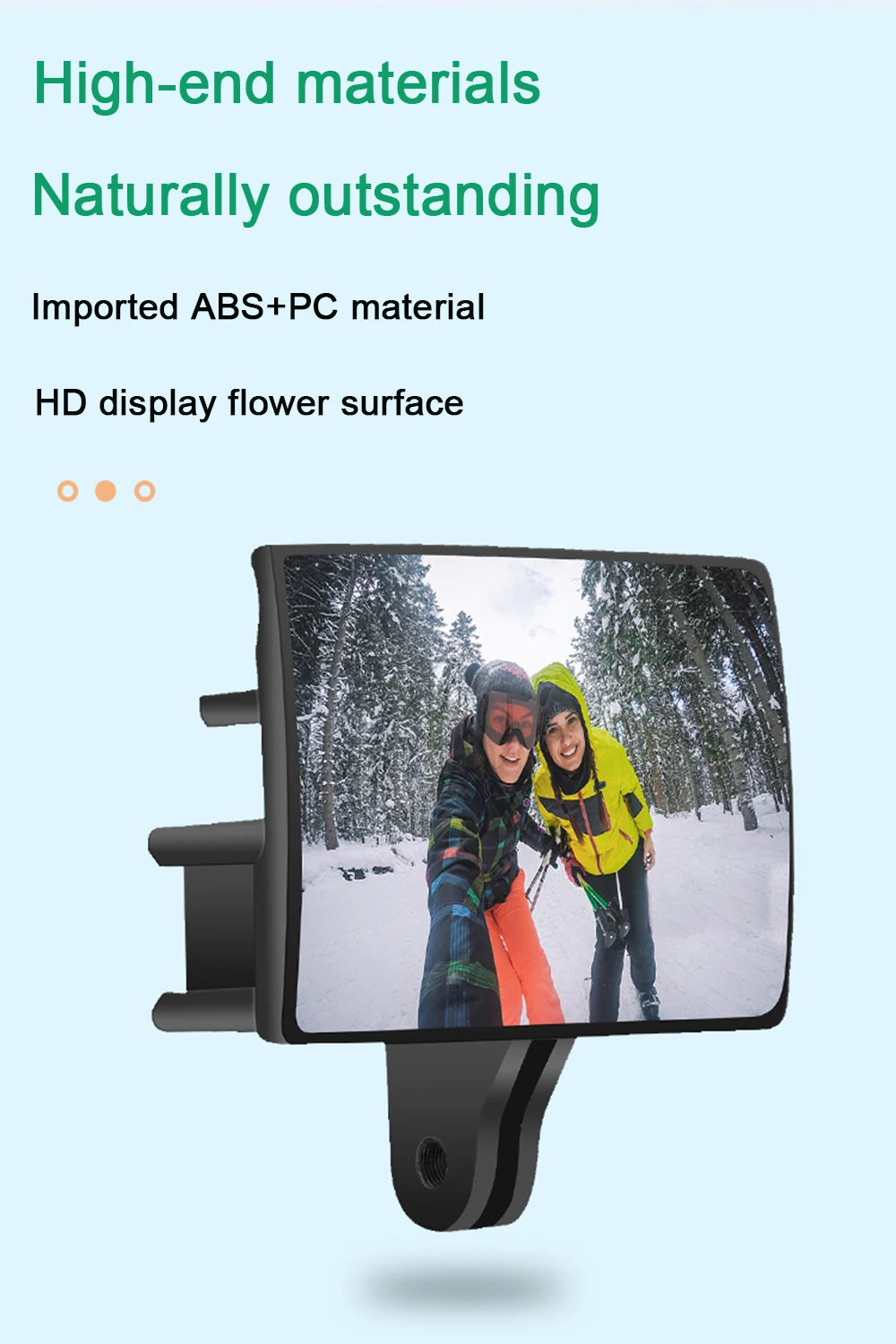 Accesorios de refractor de espejo para gopro hero 12, hero 11, hero 10, hero 9, hero8, hero 7/6/5, gopro9, negro - imagen 3