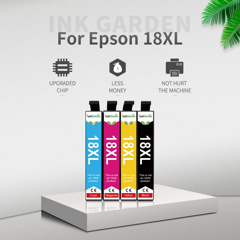 Reemplazo de cartucho de tinta 18XL para Epson T1811, Expression Home XP-205, 102, 305, 312, 315, 322, 325, 402, 412, 415, 405, 422, 425, 405 - imagen 3