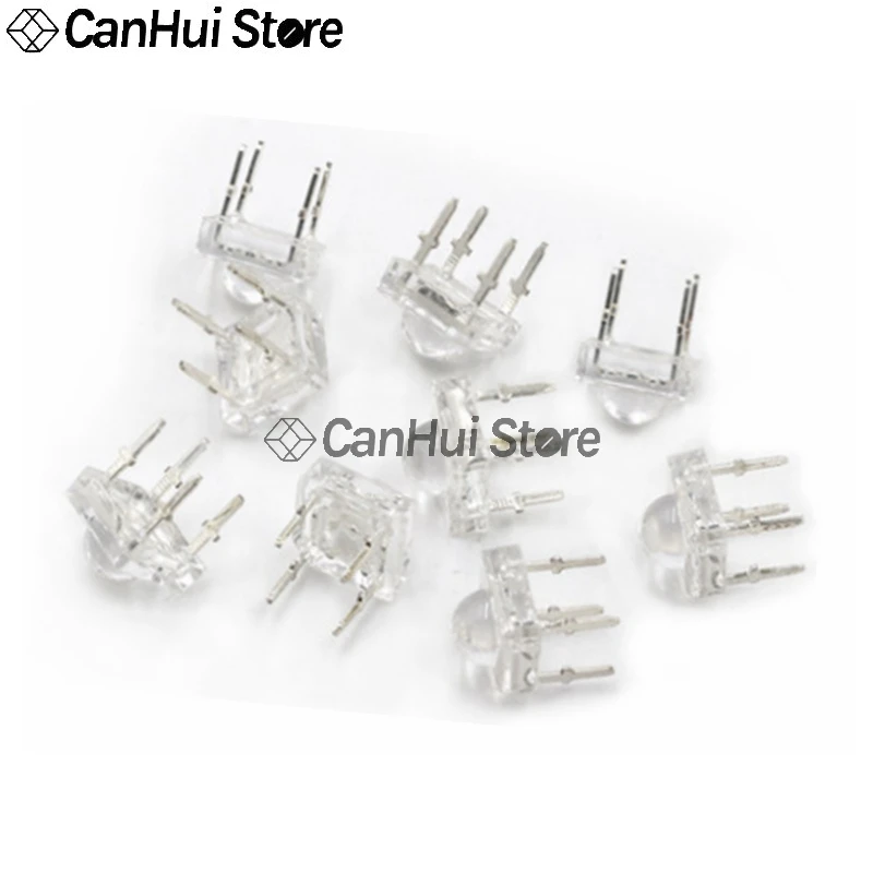 Diodo LED piraña F5 de 10 piezas, 5mm, blanco, rojo, verde, amarillo, azul, diodos emisores de luz, 4 pines, alta calidad, alto brillo - imagen 3