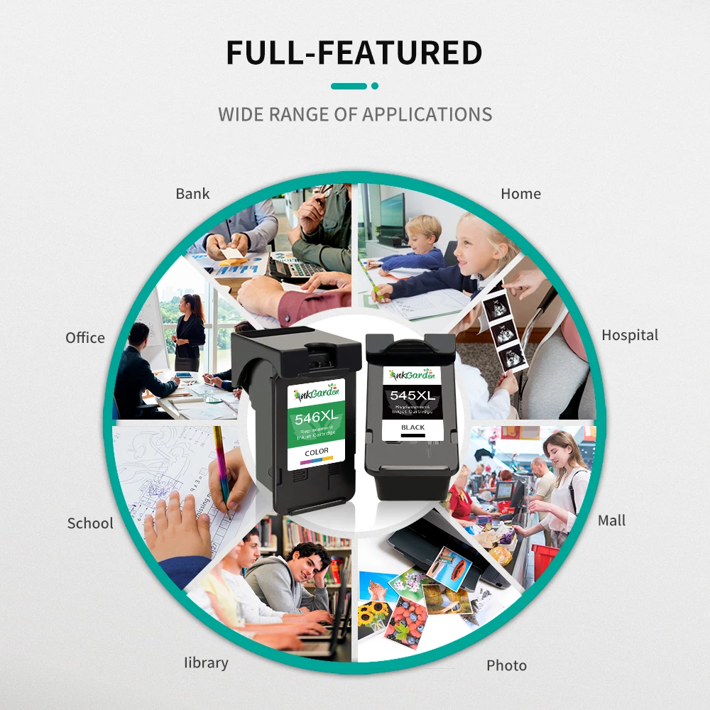 Reemplazo de cartucho de tinta PG545 545XL 546XL para impresora Canon 545 CL 546 Compatible con Pixma MG3051 MG3052 MG3053 MX490 - imagen 5