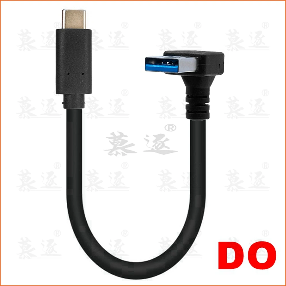 Cable de datos tipo C de carga rápida USB3.0 de 25cm, codo general Huawei Glory, cable de datos de carga para teléfono móvil Android extendido - imagen 5