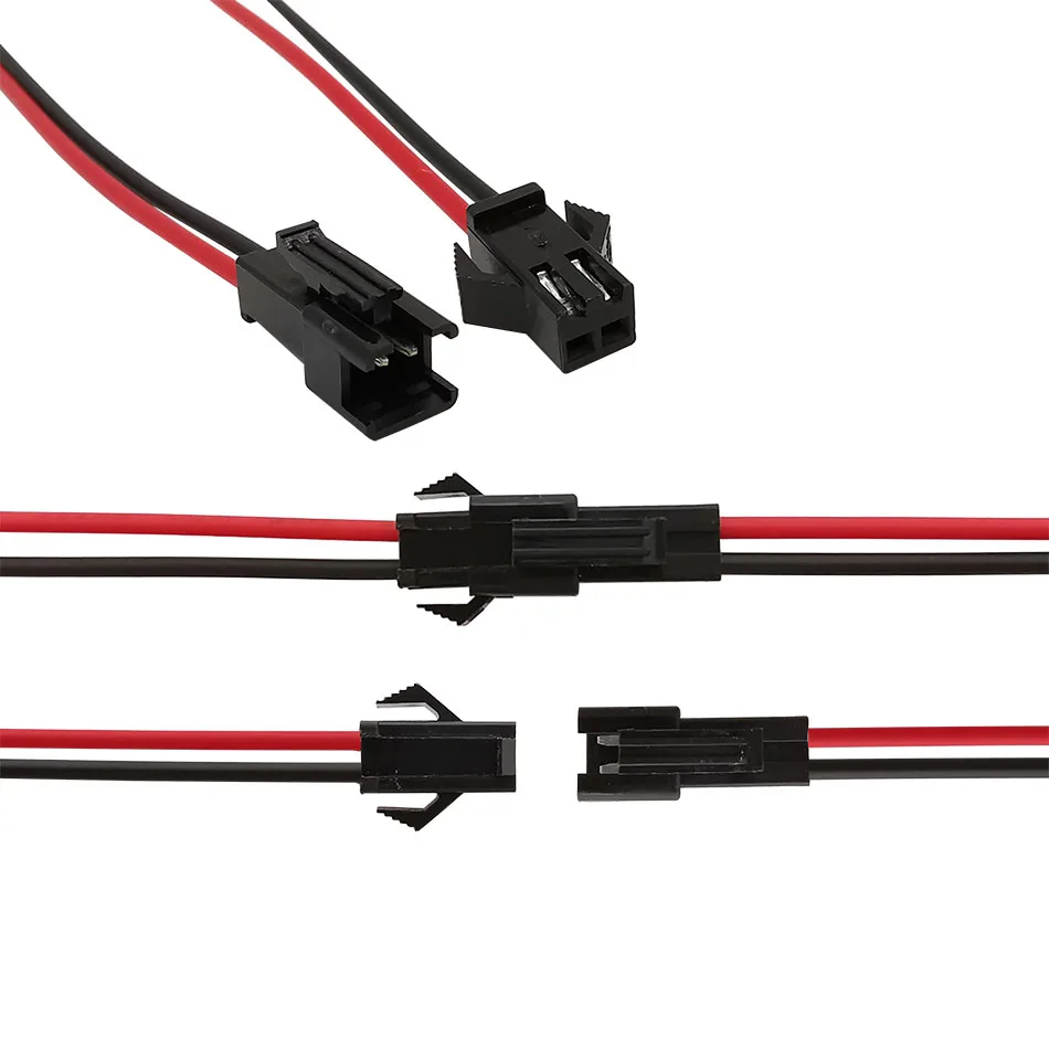 2/5/10 pares Micro 2 pines JST 1,25mm/PH 2,0/XH 2,54/SM 2P conector macho hembra con Cables de Cable - imagen 5