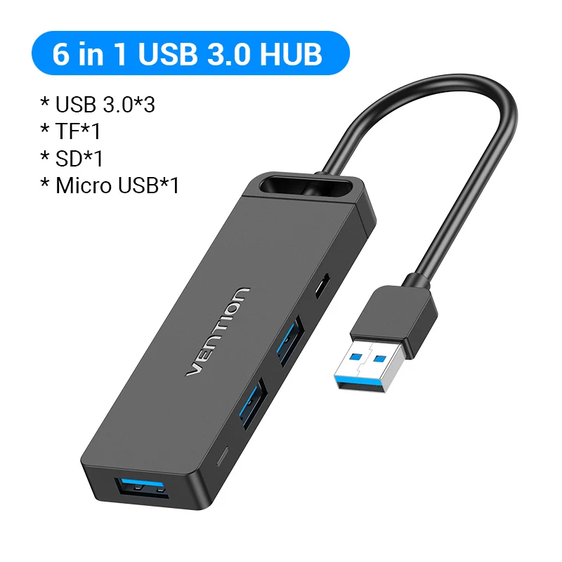 USB 3.0 HUB SD TF