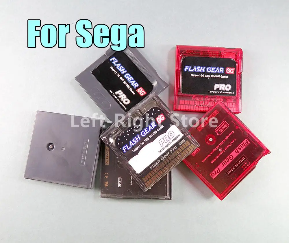 2 uds para sistema Sega Game Gear GG batería de larga duración baja potencia MOD Flash Gear Pro ahorro de energía Flash carrito cartucho de juego tarjeta PCB
