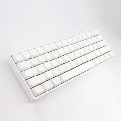 Tapa de tecla PBT perfil XDA R1 blanco antiniebla