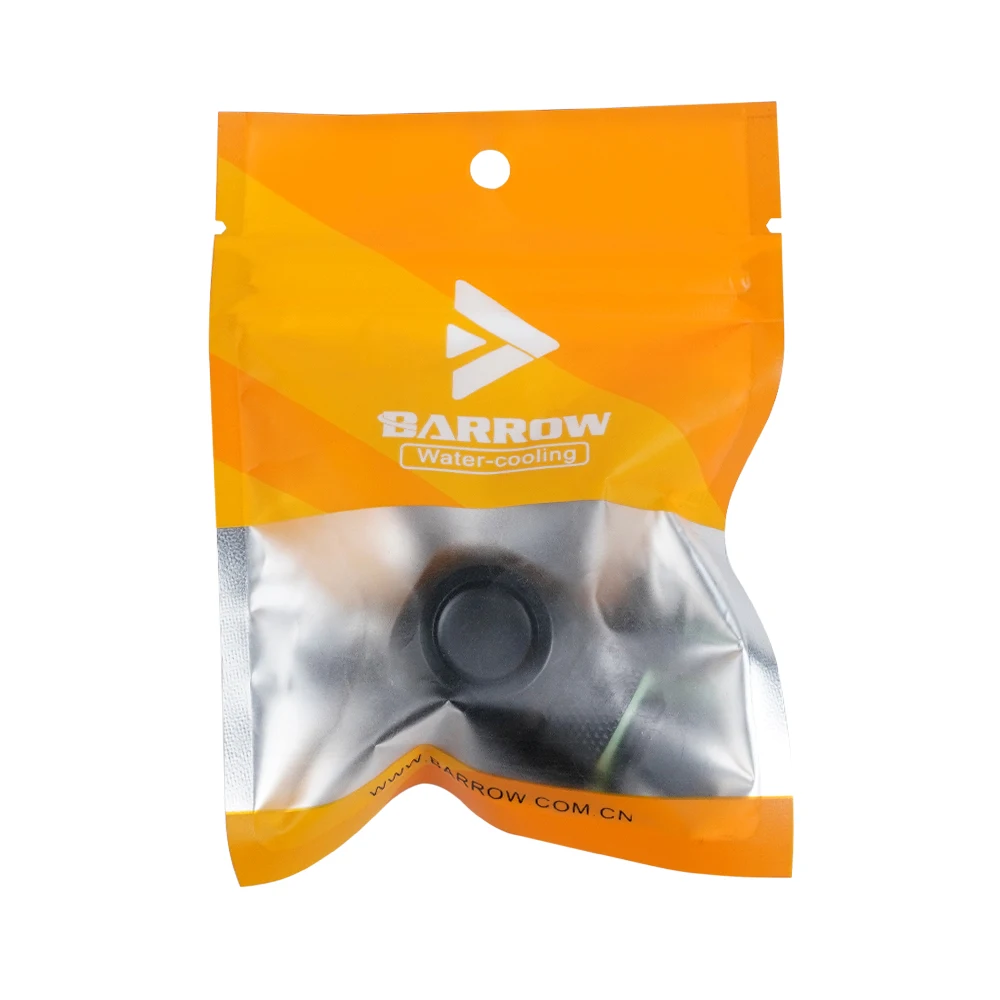 Barrow G1/4 "X4 360 conector divisor cúbico giratorio de 4 vías accesorios de enfriador de construcción de computadora, blanco negro plata, TX4T-A01 - imagen 3