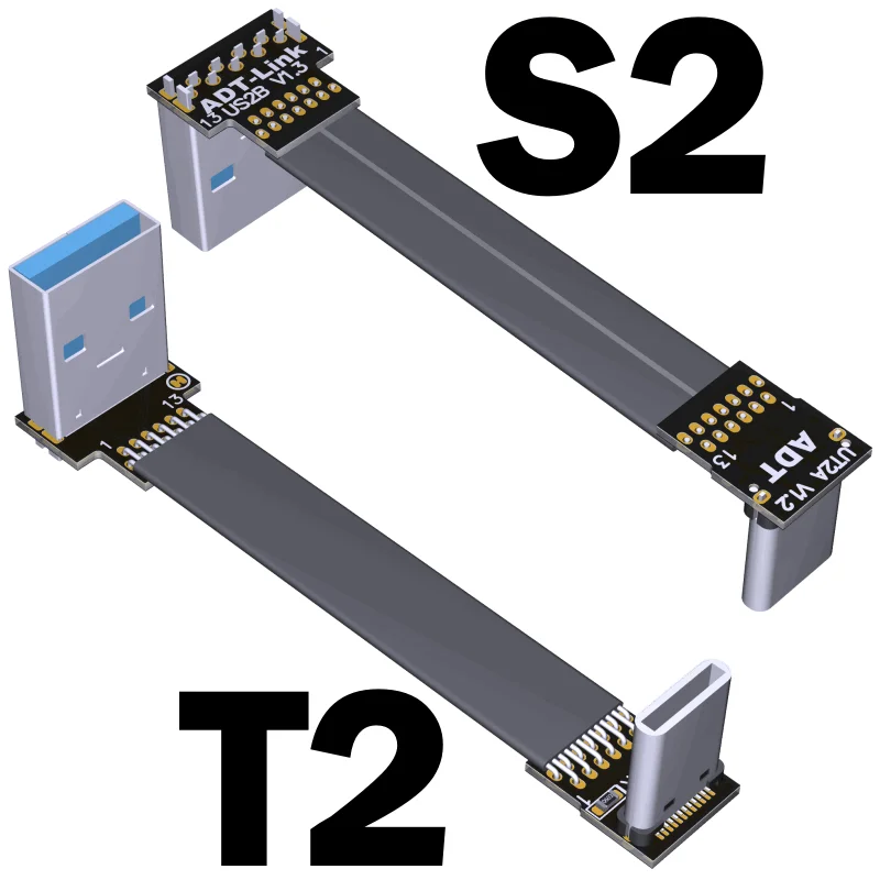 Cable Extensión USB A-C Ángulo 90° - imagen 3