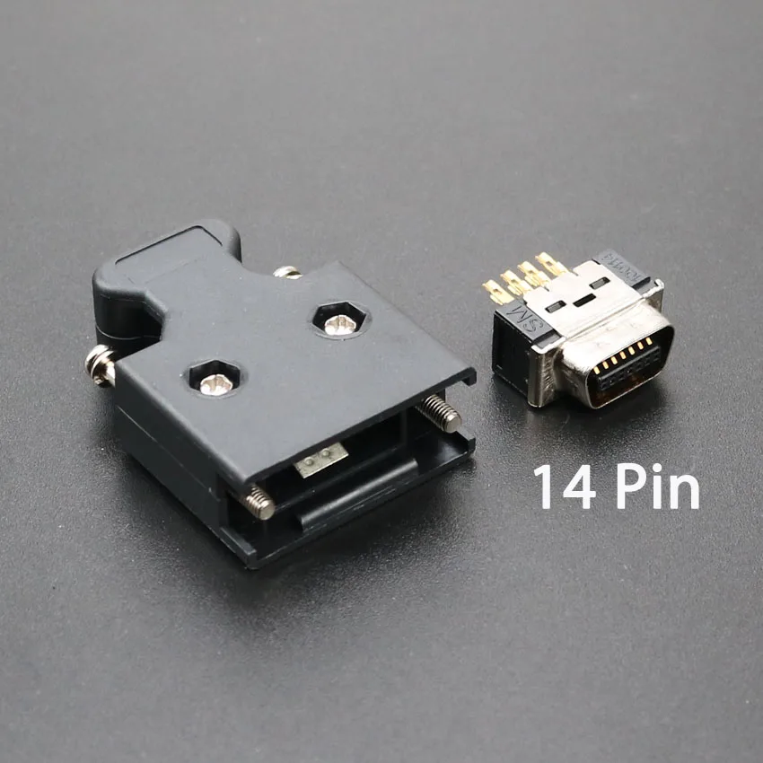 Conector SCSI HPCN tipo de ranura 14 20 26 36 50 Pin enchufe macho para Panasonic Yaskawa Mitsubishi MDR servomotor Drive IO Control - imagen 3