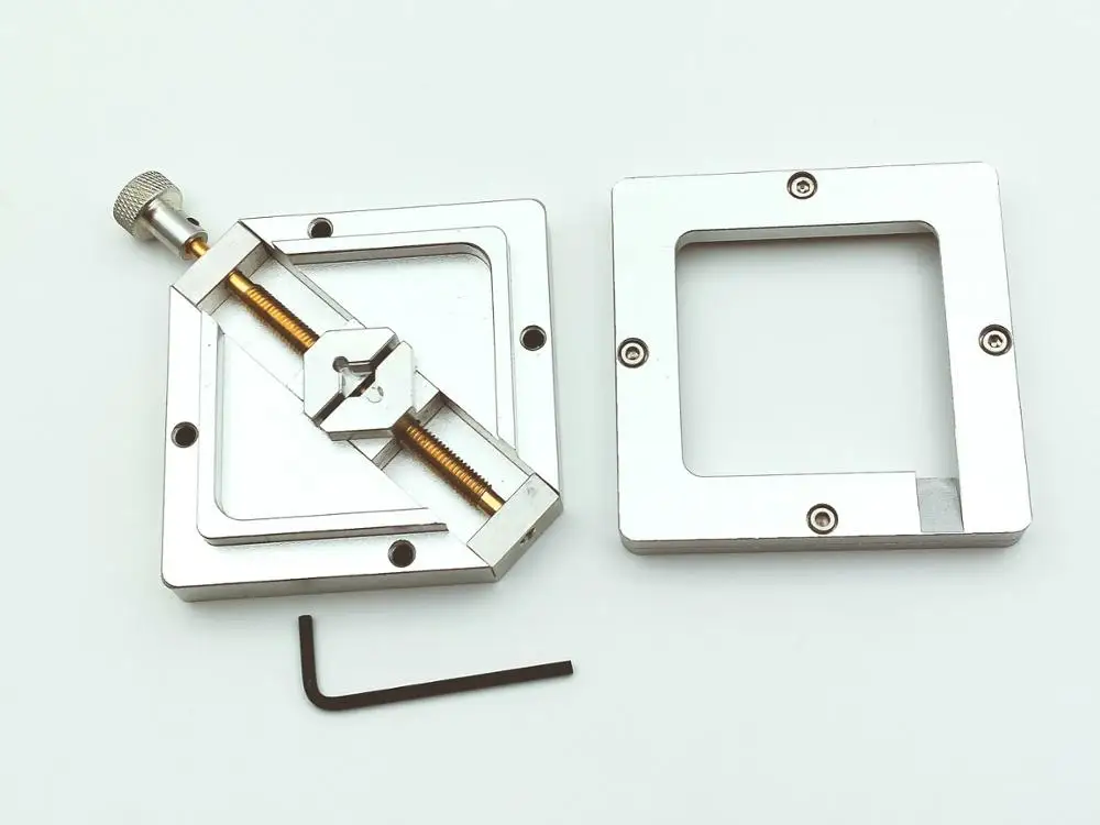 1 Juego de 90mm X 90mm BGA Reballing, Estación de Reparación de soldadura, soporte de plantilla Diagonal, nuevo - imagen 2