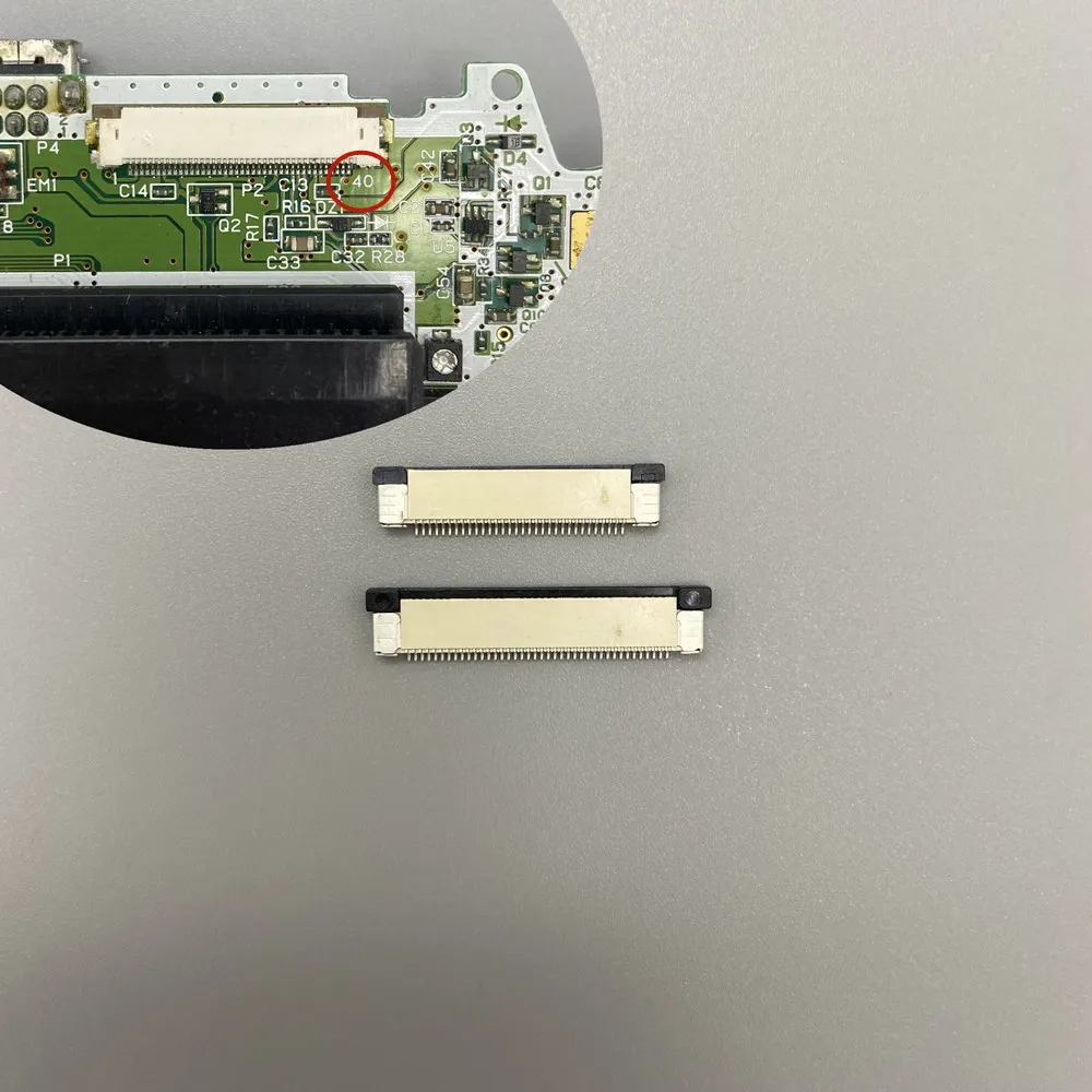Conector de pantalla LCD para GBP, GBC, GBA, GBA SP, 40 Pines, 32 Pines, hembra - imagen 2