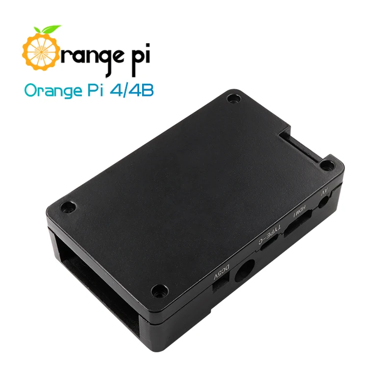 Funda protectora negra de aleación de aluminio Orange Pi + adhesivo conductor térmico, adecuada solo para placas Orange PI4/4B - imagen 5