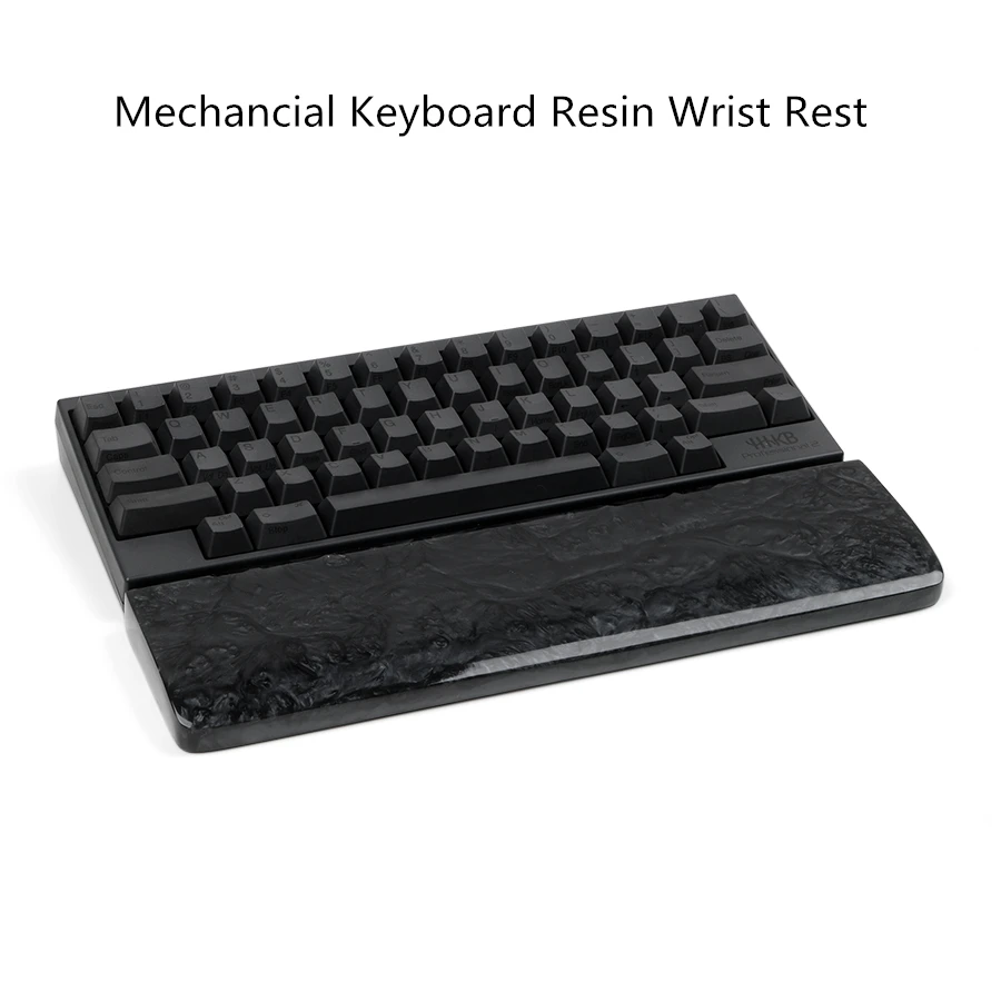 Reposamuñecas de resina para teclado mecánico, soporte de mano para teclados Filco HHKB Ducky 61 87 104, 1 unidad