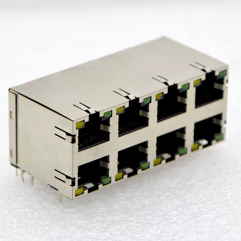 Keystone Jack RJ45 Cat6A LED – Conector Ethernet Blindado - imagen 4