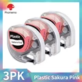 3PK Plastic Pink
