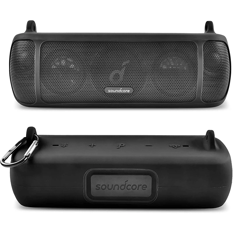 ZOPRORE-funda de silicona para Anker Soundcore Motion + Altavoz Bluetooth, funda de viaje de goma resistente al agua, con correa de mosquetón - imagen 5