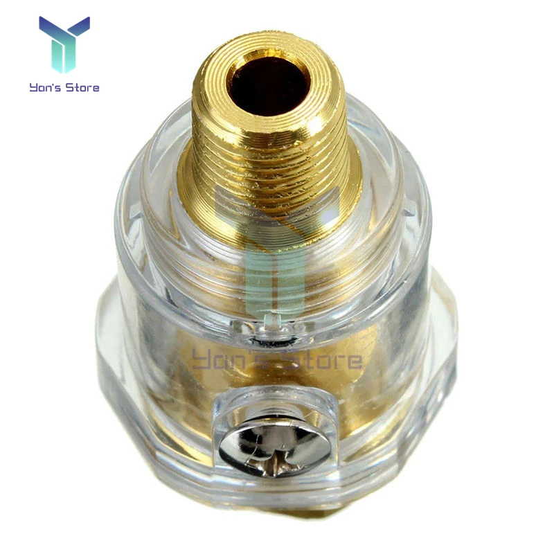 Lubricador engrasador NPT de 1/4 pulgadas para herramienta neumática, herramienta de aire, manguera de compresor, engrasador, engrase automático con accesorios de tubería de filtro - imagen 4