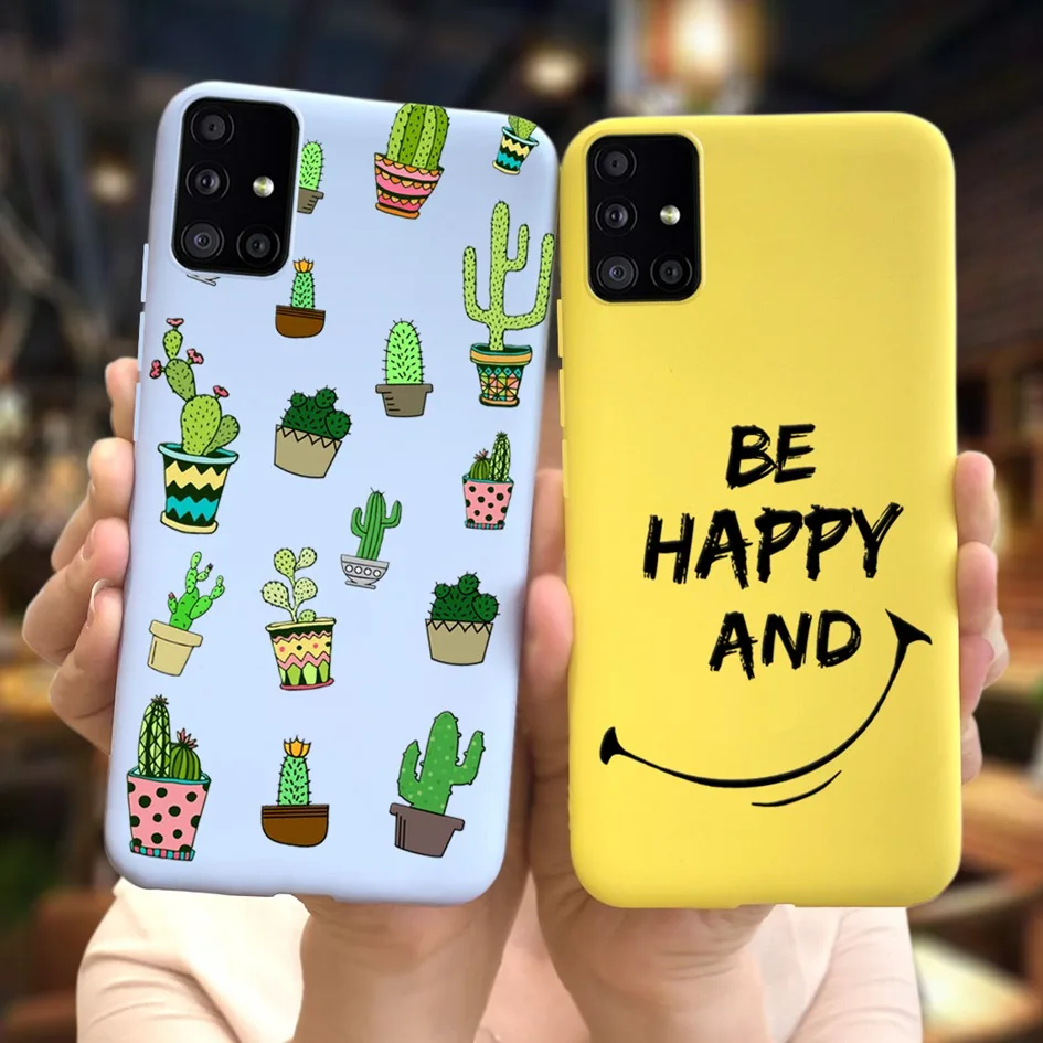 Funda de teléfono para Samsung Galaxy A51, carcasa delgada de TPU, con corazón de amor, para M51, M40, M40S, A 51 SM-A515F - imagen 4