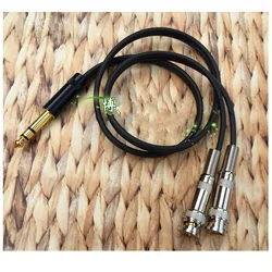 Cable Audio HIFI 6,35mm a Dual BNC OFC Alta Fidelidad