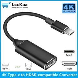 LccKaa Adaptador USB-C HDMI 4K para MacBook y Samsung Práctico
