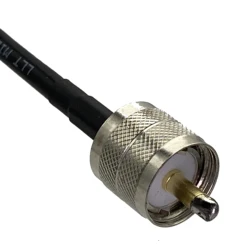 Conector macho PL259 RG58 UHF para cable coaxial de antena RF